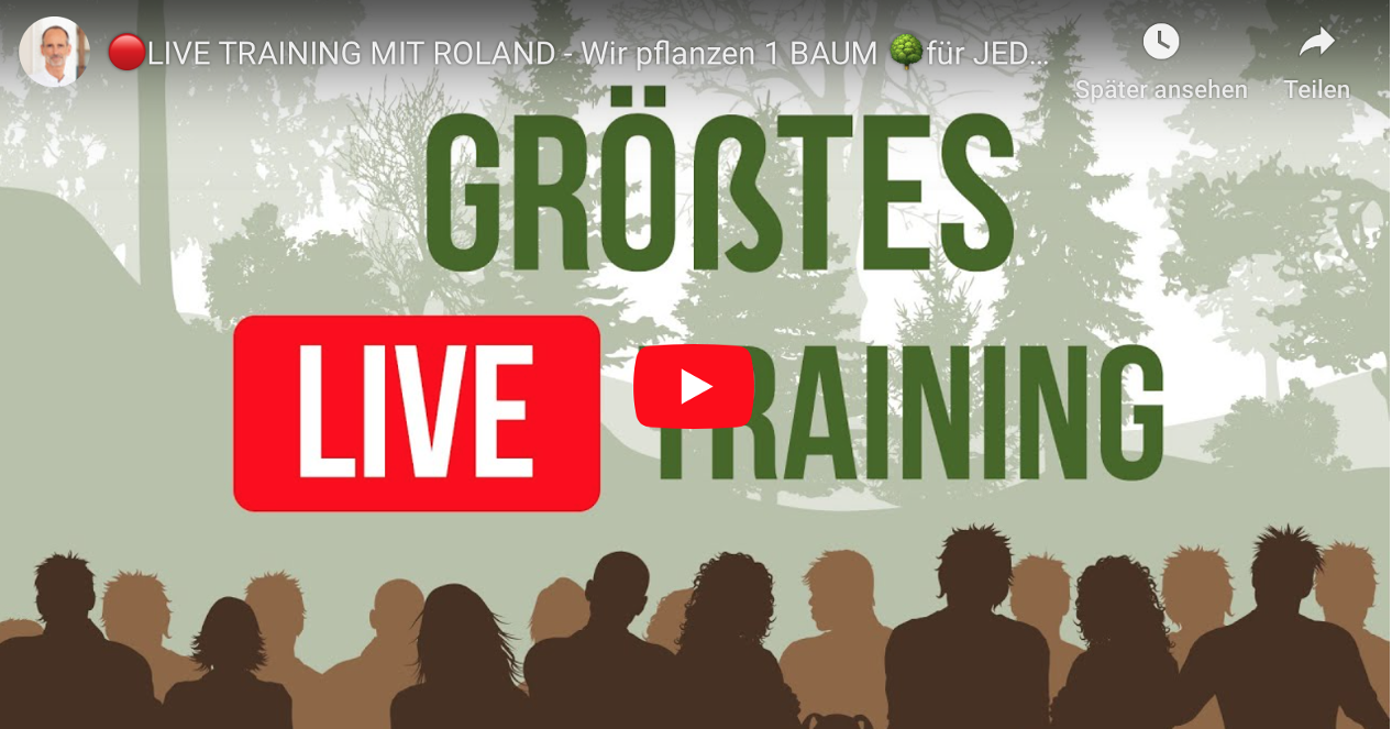 Live Training mit Roland